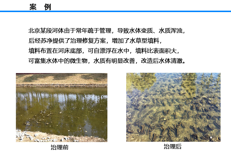 蘇凈河道修復(fù)填料